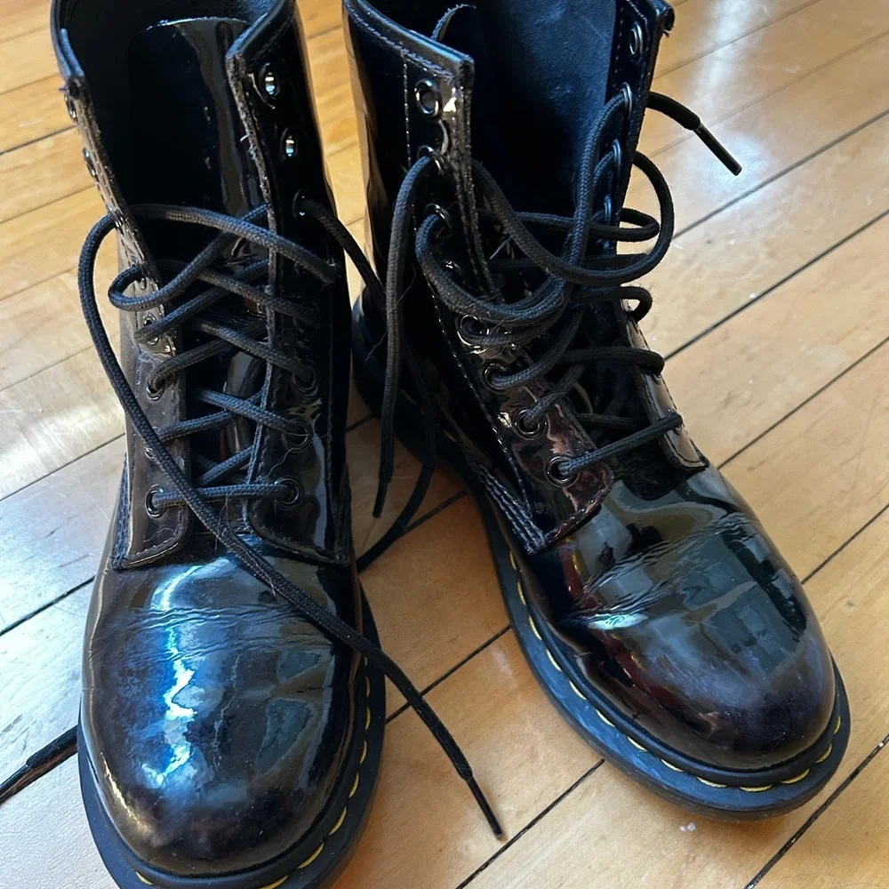 Dr. Martens Black Ankle Boots, 7US/38EU - Picture 3 of 8